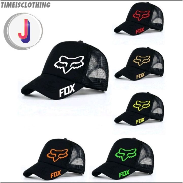 Topi Fox Logo Samping Trucker