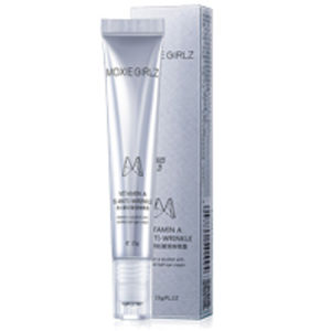 huowa Mus Girl Vitamin A Rollon Eye Cream 15g  Reduce Fine Lines Bags and Lift & Tighten Skin