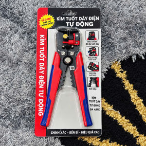 Kìm Tuốt Dây Điện Tự Động Cắt Dây Bấm Cos Đa Năng 02-6mm2 Thế Hệ Mới Tiện Lợi Và Dễ Sử Dụng.