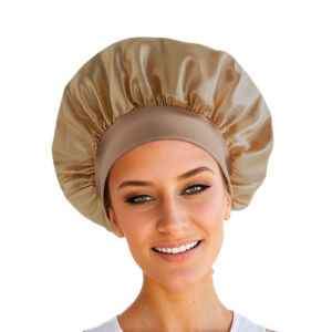 【🔥SG🔥】Extra Large Adjustable Satin Bonnet For Sleeping Silk Hair Bonnet With Tie Band For Women And Menfor Braids Curly Hair Locs