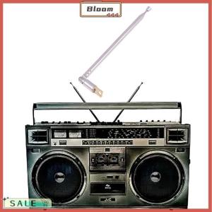 Follow Get New[Bloom Z] 1Pc 4 Section Telescopic Stainless Steel AM FM Radio Antenna Universal Head Speaker Radio Pull Rod