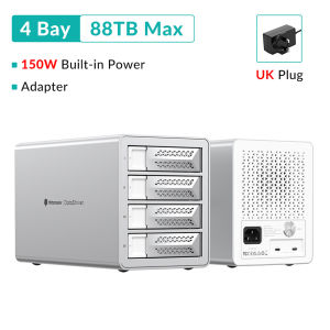 Yottamaster 10Gbps SATA HDD SSD Enclosure 2.5 3.5 inch Type C HD External Case USB3.1 Daisy Chain Hard Drive Storage Box for MAC