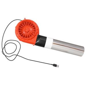 5V 1A Blower Fan High-Performance Efficiency 12x3.2cm Quiet Cooling Blower Starter Fan for Charcoal Picnic Camping