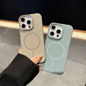 Magnetic Case For iPhone 13 11 Pro Max 16 14 15 12 Pro Max PC Matching Thin Circle Phone Case