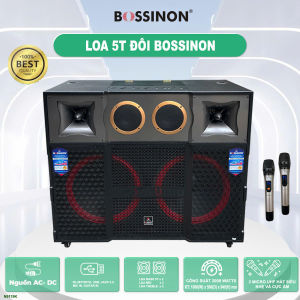 Loa tủ công suất lớn bass 50 đôi Bossinon N9119K - Công suất 3000W- Bảo hành chính Hãng miễn phí 12 tháng tại nhà