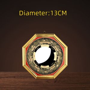 Kaca Cermin Ba Gua Patkua Kaca Ba Gua Patkua Cermin Cembung Fengshui Pakwa Fengshui Segi Kuning Kaca Cembung / Cekung