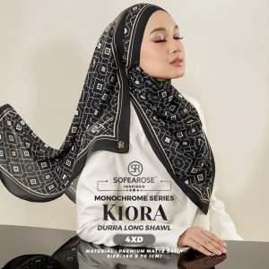 DURA MONOCHROME LONG SHAWL