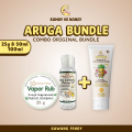 Kamay ni Nanay Aruga Bundle, Vapor rub, Calming oil and Sunscreen for babies, pang sipon at ubo, pang bata, Vaporub Original, baby products essential needs, sleeping massage oil, cough relief, safe sa G6PD, mga mommies, all-natural rub, repellent mosquito. 