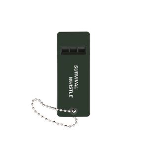 Nexlent 1pc Portable Survival Whistle 3-Frequency Whistle High Decibel Whistle