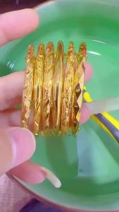 [ Premium Selection ] Gold-Plated Bracelet Starry Sky Womens High-End Jewelry Imitation Gold Bracelet Long-Lasting Copper Bracelet Imitation Accessories