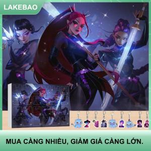 【LAKEBAO】 Kpop Thợ Săn Quỷ phiêu lưu lịch Mù hộp đếm ngược lịch với 24 Móc khóa đồ chơi Quà tặng Túi Mặt dây chuyền trò chơi vui nhộn sưu tầm