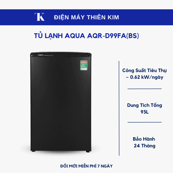 Tủ Lạnh Aqua Aqr D99fabs 90l Bảo Hành 24 Tháng Toàn Quốc Lazadavn