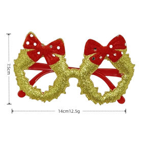 New Year 2027 Glasses Headband Glitter Party Glasses Frames Christmas Decorations Costume Photo Booth Props for Christmas Party Supplies