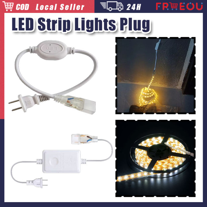 LED Strip Plug 220V Controller Tricolor Dimming/Waterproof Connector ...