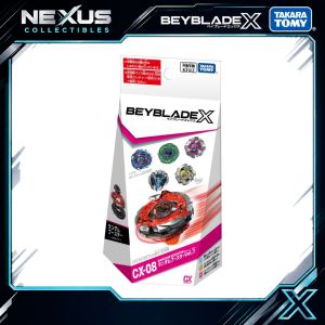 [ 100% Original ] Takara Tomy Beyblade X CX-08 Random Booster Vol. 7 Stamina Right Spin Without Launcher