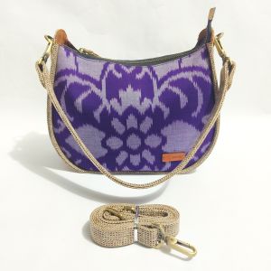 UwaisGen Tas Selempang Wanita Jameela Bag Goni Endek Etnik Bali Handmade