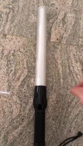 21.6 Inch Emergency Evacuation Traffic Stick Road Wand with Tri Color Warning Signal Light Conversion Tool Red Blue Green Traffic Wand