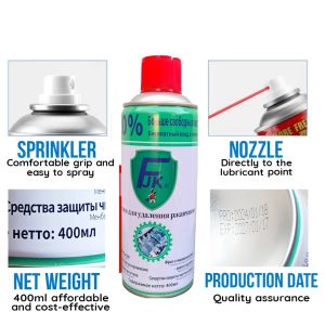 Spray Anti Karat Penganggal Karat 400ml Anti Rust Spray Car Lubricant Spray Oil Automotive Spray Minyak Pelincir