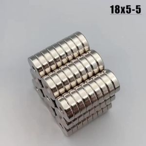 Nam châm lỗ tròn 18x5-5mm 2/10/50/100 cái 18x5-5mm phụ kiện cho thủ công mô hình khoa học văn phòng tủ lạnh