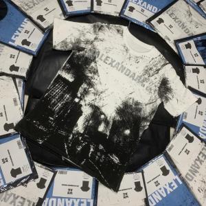 Áo Thun Tay Lỡ In Logo Alexander Wang Áo Thun Nam Form Rộng Chất Cotton Thoáng Mát Thấm Hút Mồ Hôi