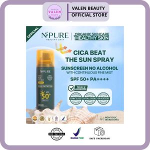 【NEW LAUNCH】NPURE CICA BEAT THE SUN SPRAY HEALTHY GLOW & SPF PROTECTION SPF 50+ dan PA++++ / Sunscreen Spray