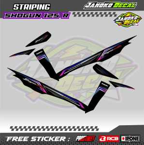 STRIPING VARIASI SUZUKI SHOGUN 125 R / STIKER LIST MOTOR SHOGUN 125 R