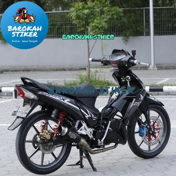 FULLSET Striping stiker list motor Honda Supra x 125 fi 2018