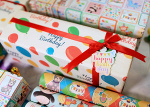 [10 rolls] Fresh & Lovely [Birthday] DIY Gift Wrapping Paper Present packing paper Party decorate Birthday Christmas