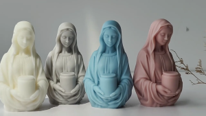 High Precisions Silicone Sculpted Portrait Mold Suitable for Detailed Display and Home Decors Crafts