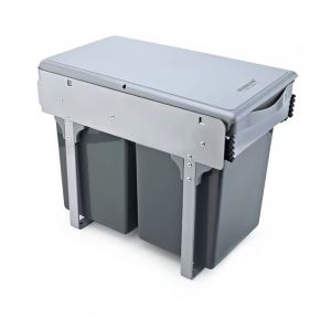 UrbanSpace SG- Kitchen Classification Trash Can Pull-out Cabinet Sink Cabinet Trash Can Hidden Trash Can in Square Cabinet Door