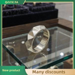 🔔🔔🔔QA 3PCS Silver Color Geometric Rhombus Rings For Women Couples Classic Trendy Vintage Personality Party Jewelry Gifts