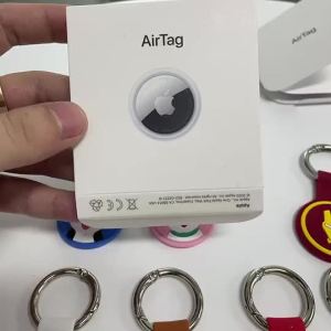 Cartoon Silicone Case for Airtag Airtag Holder Airtag Keychain AirTag Case for Kawaii Anime Design Luggage Keys Full Body Anti-Scratch (Pink Star 2 Pack