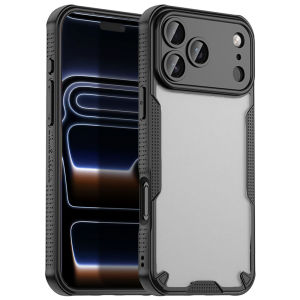 Ốp lưng iPhone 17 Pro Max Ốp lưng iPhone 17 Air 16 Pro Max chống trượt Khung nhựa TPU chống va đập [Bảo vệ toàn bộ máy ảnh] lưng nhựa PC cứng mờ bán trong suốt gồ ghề vỏ điện thoại chấm bi [Bảo vệ toàn bộ máy ảnh] 17 Air 16 Pro Max 16e 15 Plus 14 Pro 13