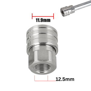 Khớp Nối Nhanh 1/4 Ren Trong 14 Bằng Inox Mẫu Mới Cho Máy Rửa Xe