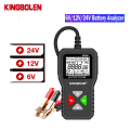 KINGBOLEN -BM550 6V 12V 24V 100 - 2000 CCA 2Ah-220Ah Car Battery Tester Auto Detection System Battery Analyzer Tool. 