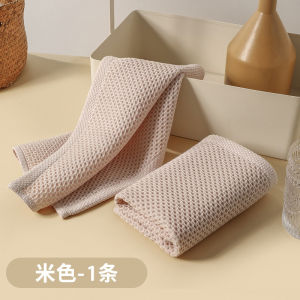 READY STOCK✨ Premium Cotton Square Towel for Home Use Honeycomb Quick-Dry Cloth Absorbent Korean Style Kitchen Cleaning Dish Cloth Non-Stick Oil Thickened