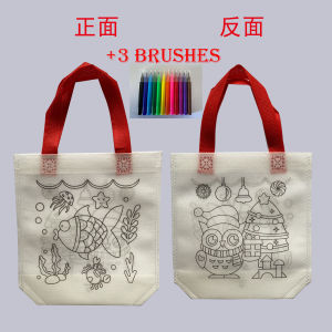 Optional Design DIY Graffiti Bag Handmade Painting Non-Woven Bag Children Lootbag treats/Paninda