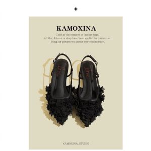CK FLOWER FLAT SHOES ( SIZE 35 / 36 - 40 )