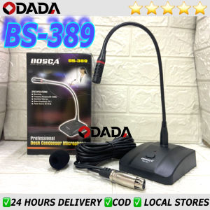 Bosca BS-389 Professional Audio Desk Condenser Microphone (Black)Adjustable and flexible gooseneck The cable 7m