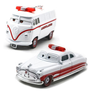 hot Disney Pixar Cars 2 Cars 3 Lightning McQueen White DocHudson And White Fillmore Alloy Diecast 1:55 Scale Toy Car Model Kids Gift