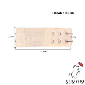 Sudyod【มีสินค้าในสต๊อก】 ตะขอปรับขยายเสื้อชั้นใน(รุ่นมียางยืด) ยืดได้ ตะขอขยายเสื้อใน Elastic Bra Extender