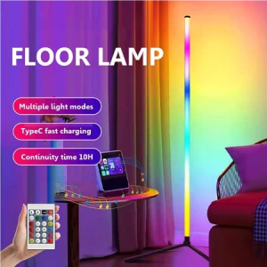 LED Floor Lamps Smart RGB Led Corner Floor Lamp with Spotlight20 Million Color 360°Changing Floor Lights with App Control Music Sync Mood Lighting for Living RoombedroomsChristmas Decoration