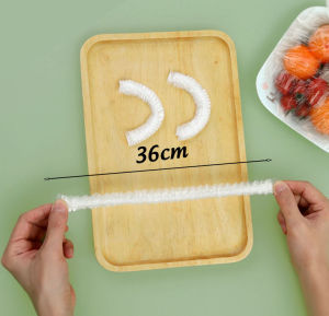 Set 100 chiếc màng bọc thực phẩm có chun co giãn túi gấu dây rút giá rẻ