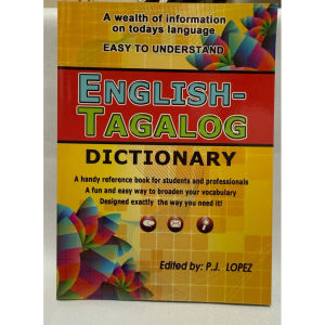 English - Tagalog Dictionary 208 Pages Size Medium