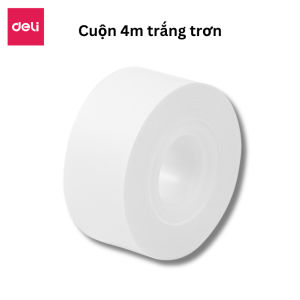 Giấy In Nhiệt Tự Dán Deli - Sử Dụng Cho Máy In Nhiệt Cầm Tay Khổ Rộng 15mm Tem In Nhãn Ghi Chú Chống Trầy Xước Chất Lượng Cao Bám Dính Tốt Dễ Dàng Sử Dụng