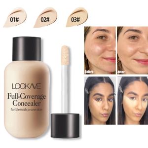 12ml Matte Makeup Foundation Concealer Cream Professional Full Coverage Eye Dark Circle dwaterproof liquid water lasting beauty cosmetics
