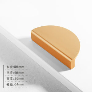 Handle Laci Minimalis Tarikan Laci Aluminium Emas Hitam Tarikan Lemari  Handle Setengah