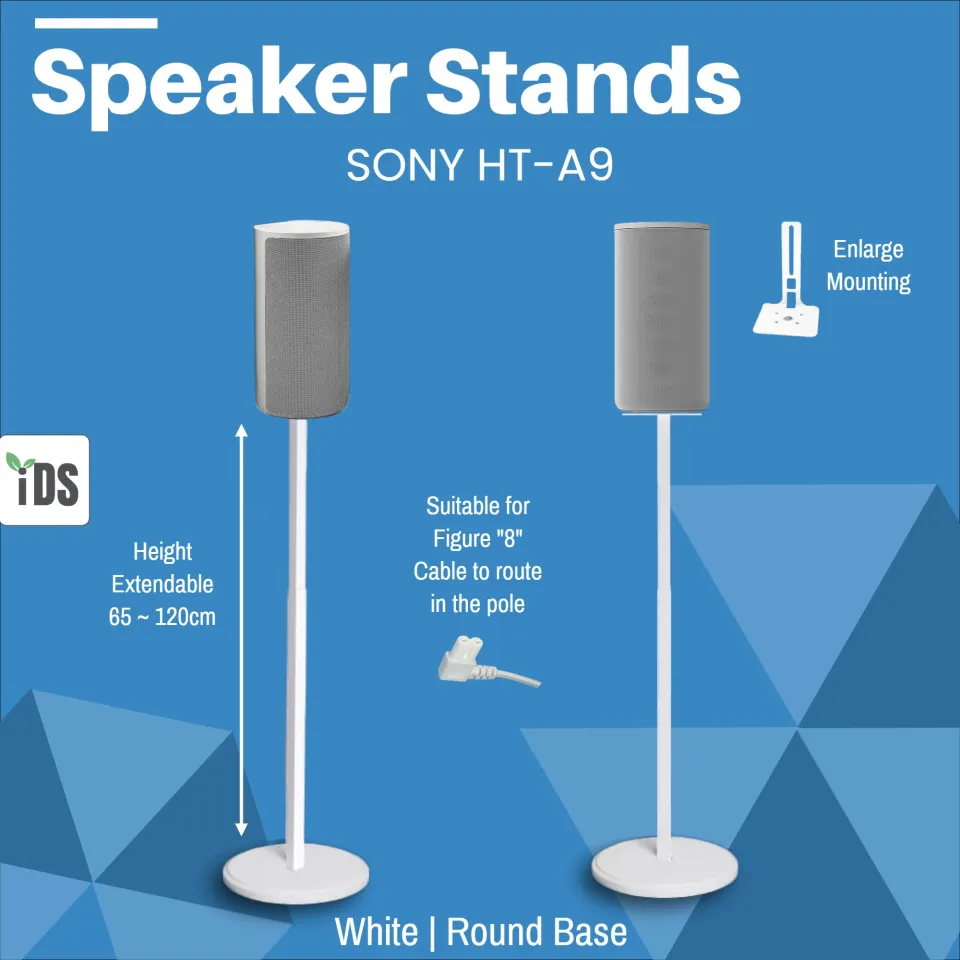 Luidsprekerstandaards ontworpen voor Sony's SA-RS5 draadloze achterluidspreker Home Theatre-luidspreker, paar RS5-luidsprekerstandaards met kabelbeheer (alleen beugel