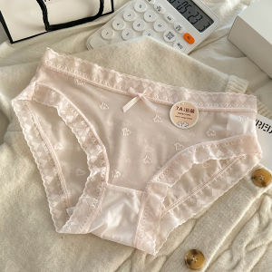 Quần Lót Nữ Ren Hình Trái Tim Cao Cấp Đính Nơ Gợi Cảm  Quần Chip Ren May 2 Lớp Đáy Giúp Kháng Khuẩn DLN68 L2433