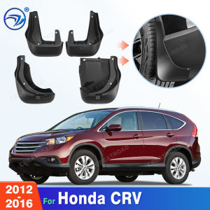 Tấm Chắn Bùn Bánh Trước Và Bánh Sau 4 Miếng Bảo Vệ Chống Bắn Nước Fender Phụ Kiện Bảo Vệ Cho Honda CRV 2012 2013 2014 2015 2016